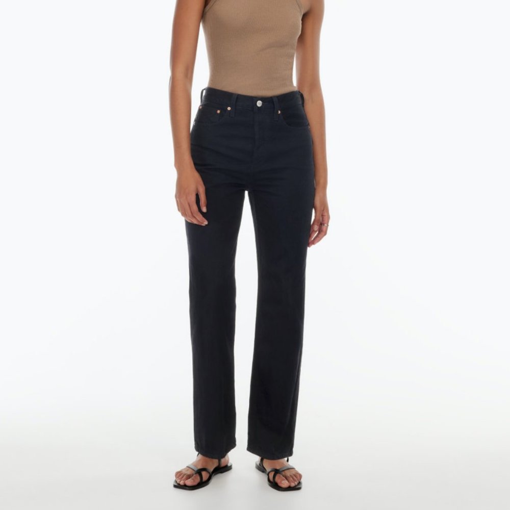 NWT Aritzia Denim Forum THE '90S JONI HI-RISE LOOSE JEAN 27 Reg